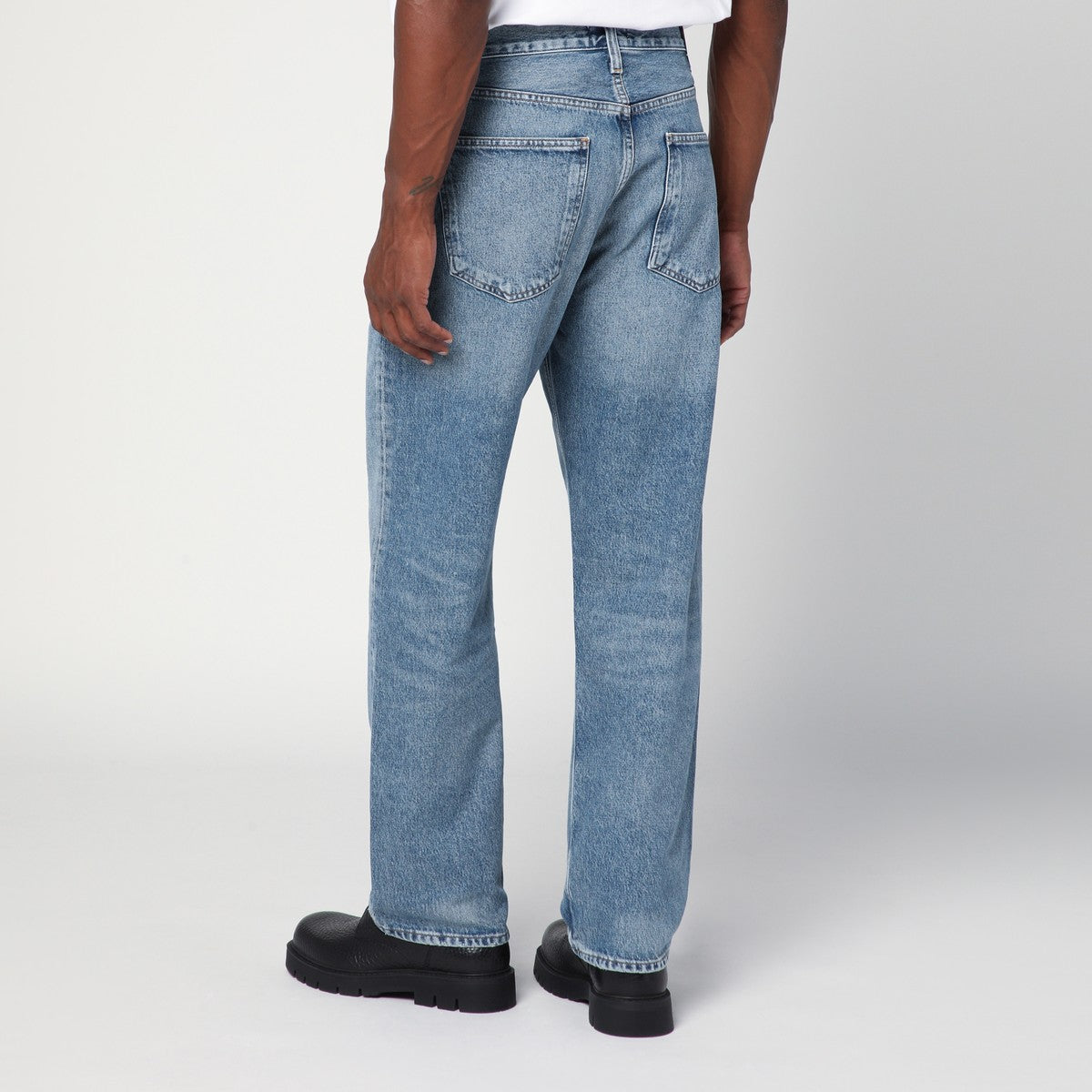 AGOLDE Light blue washed-effect jeans