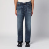 AGOLDE Blue washed jeans in regenerated denim