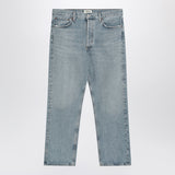 AGOLDE Light blue jeans in regenerated denim