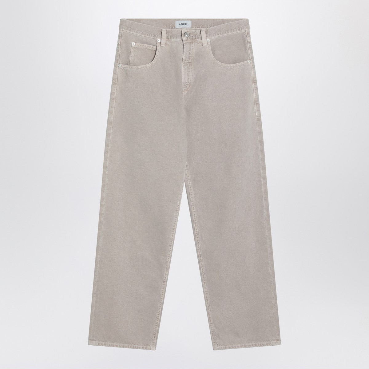AGOLDE Beige jeans in regenerated denim