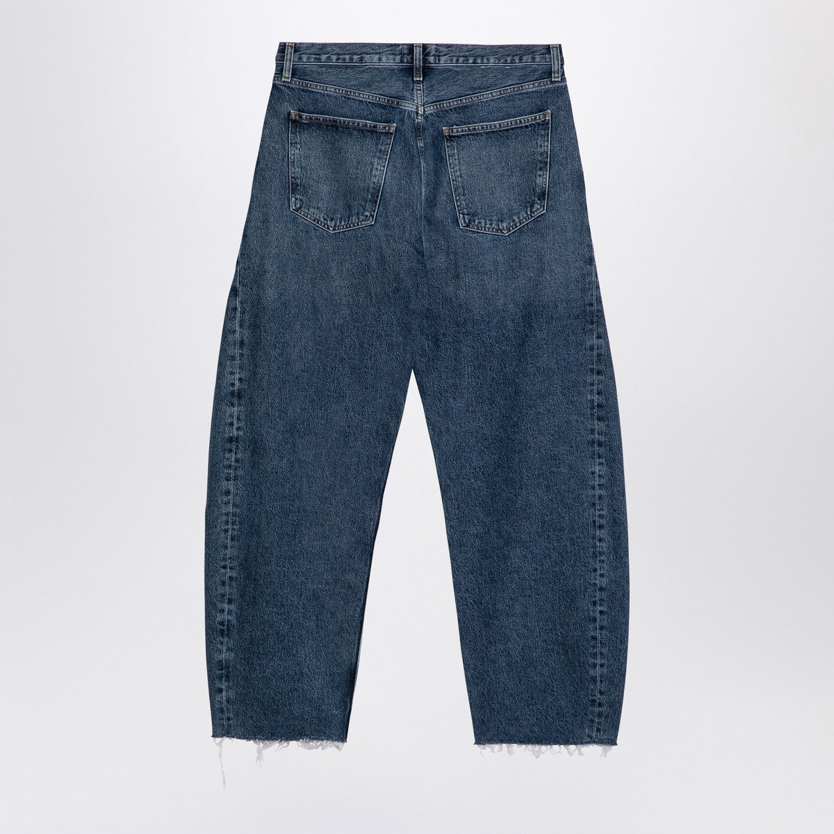 AGOLDE Blue balloon jeans in organic denim