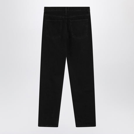 AGOLDE Black jeans in regenerated denim