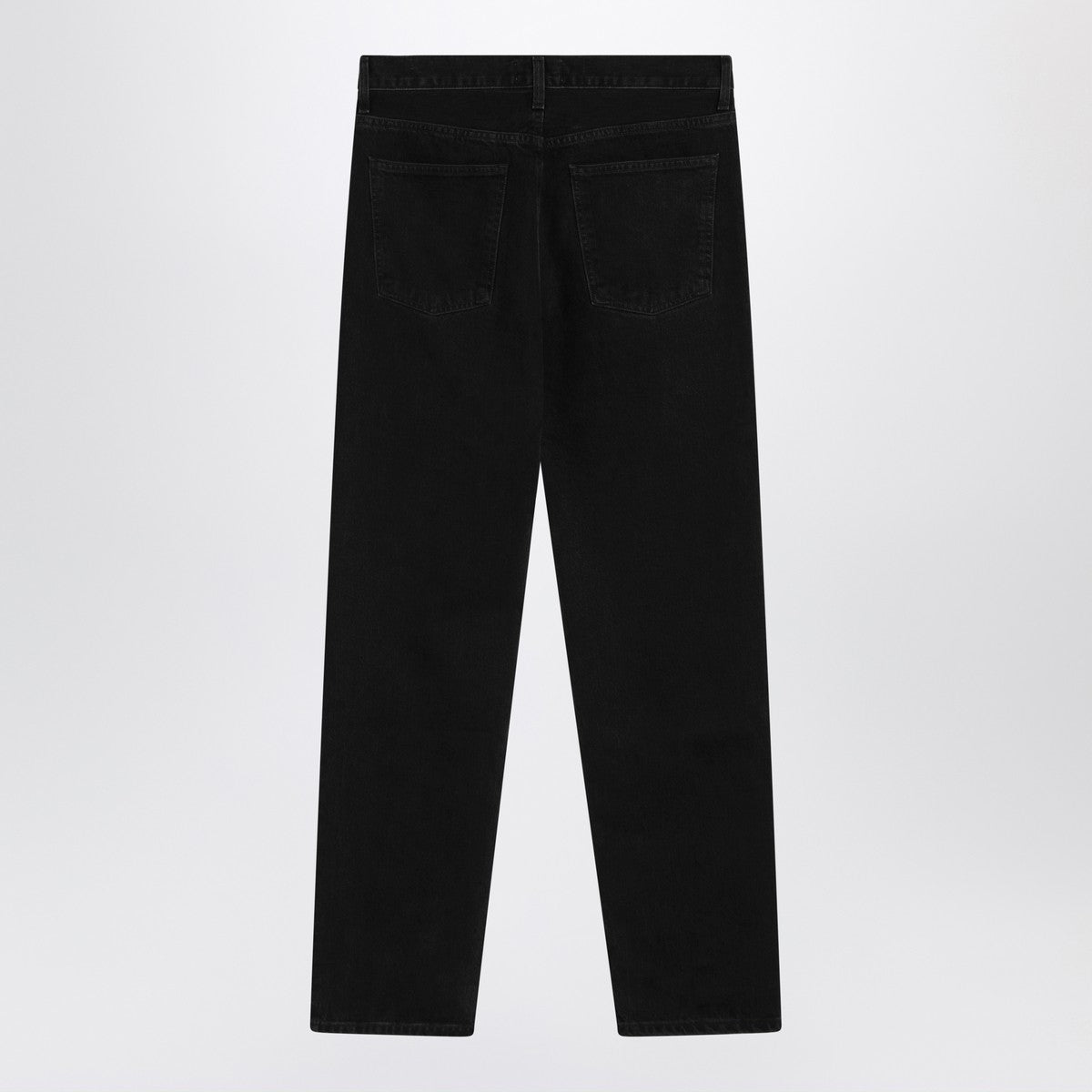 AGOLDE Black jeans in regenerated denim