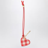 GANNI Heart-shaped mirror Bou red