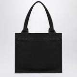 GANNI Large black canvas tote bag