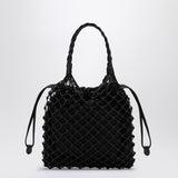 Moschino Basket Net black nappa bag