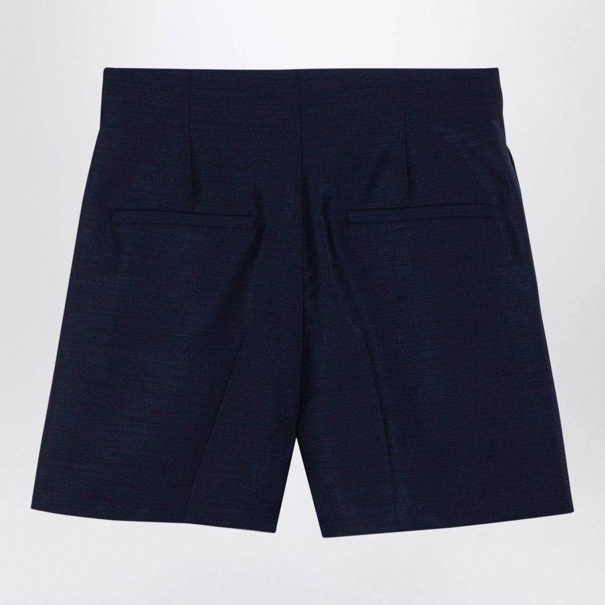 Sportmax Blue wool-blend shorts