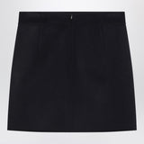 S Max Mara Mini skirt in midnight blue wool