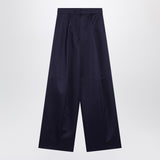 Sportmax Dark purple oversized trousers