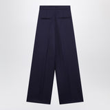 Sportmax Dark purple oversized trousers