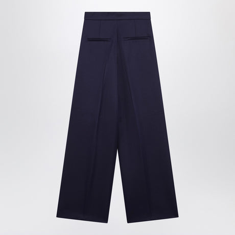 Sportmax Dark purple oversized trousers