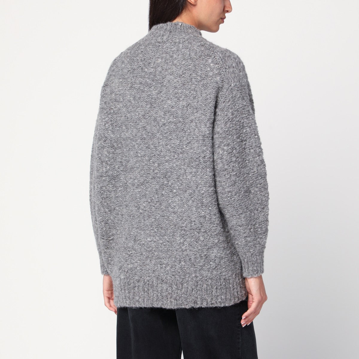 ISABEL MARANT Grey sweater in alpaca blend