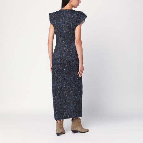 ISABEL MARANT Mid-length dress with midnight blue print