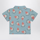 Bobo Choses Light blue Morning Egg shirt in denim