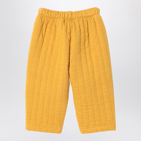 Bobo Choses Yellow/blue quilted jogging trousers