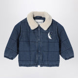 Bobo Choses Navy blue quilted denim jacket