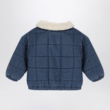 Bobo Choses Navy blue quilted denim jacket