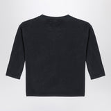 Bobo Choses Black washed jersey in organic cotton