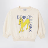 Bobo Choses Ivory Wonder Horse sweatshirt