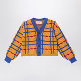 Bobo Choses Cardigan with Madras check pattern