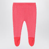 Bobo Choses Red/pink Rocking Horse footed leggings