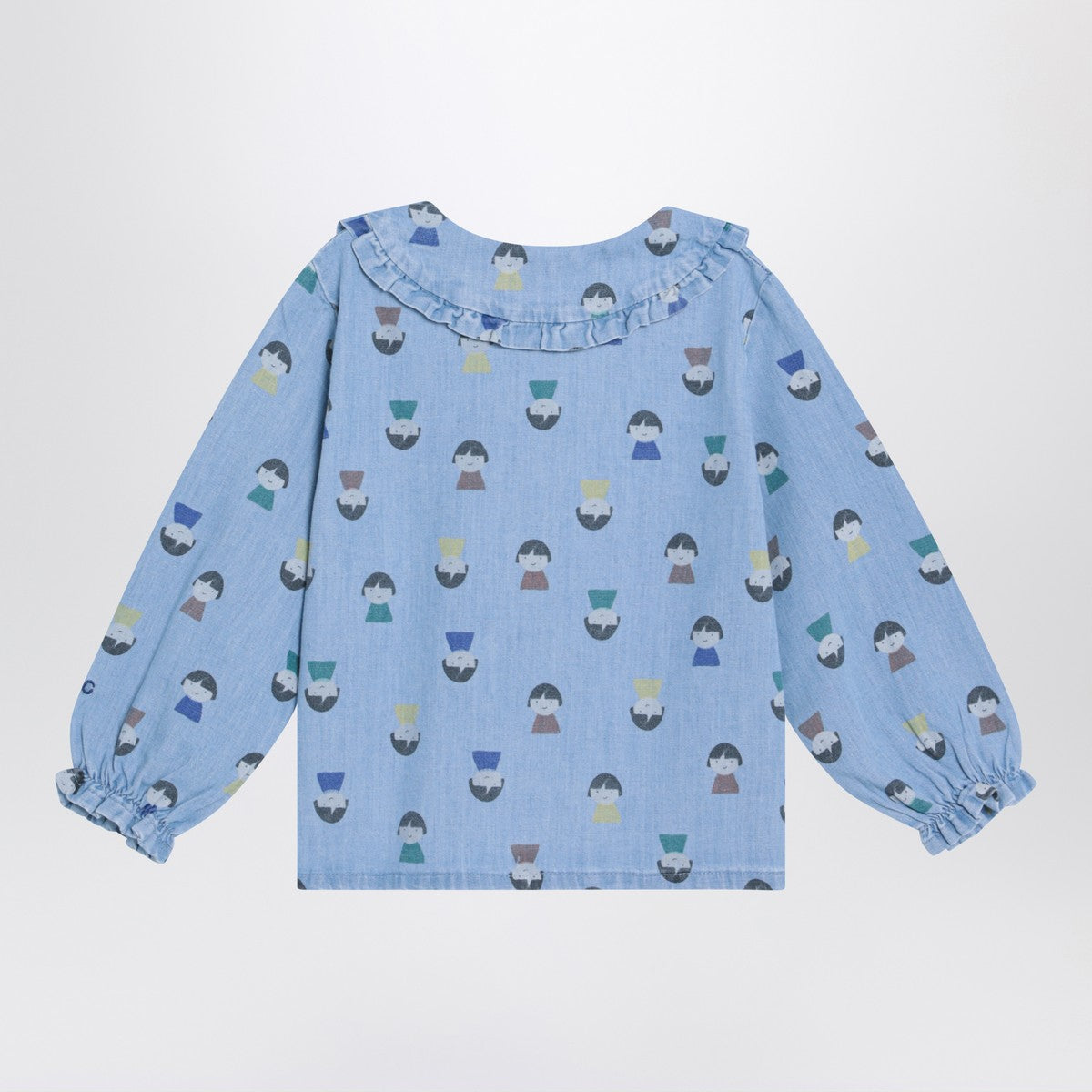 Bobo Choses Light blue denim shirt