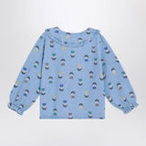 Bobo Choses Light blue denim shirt