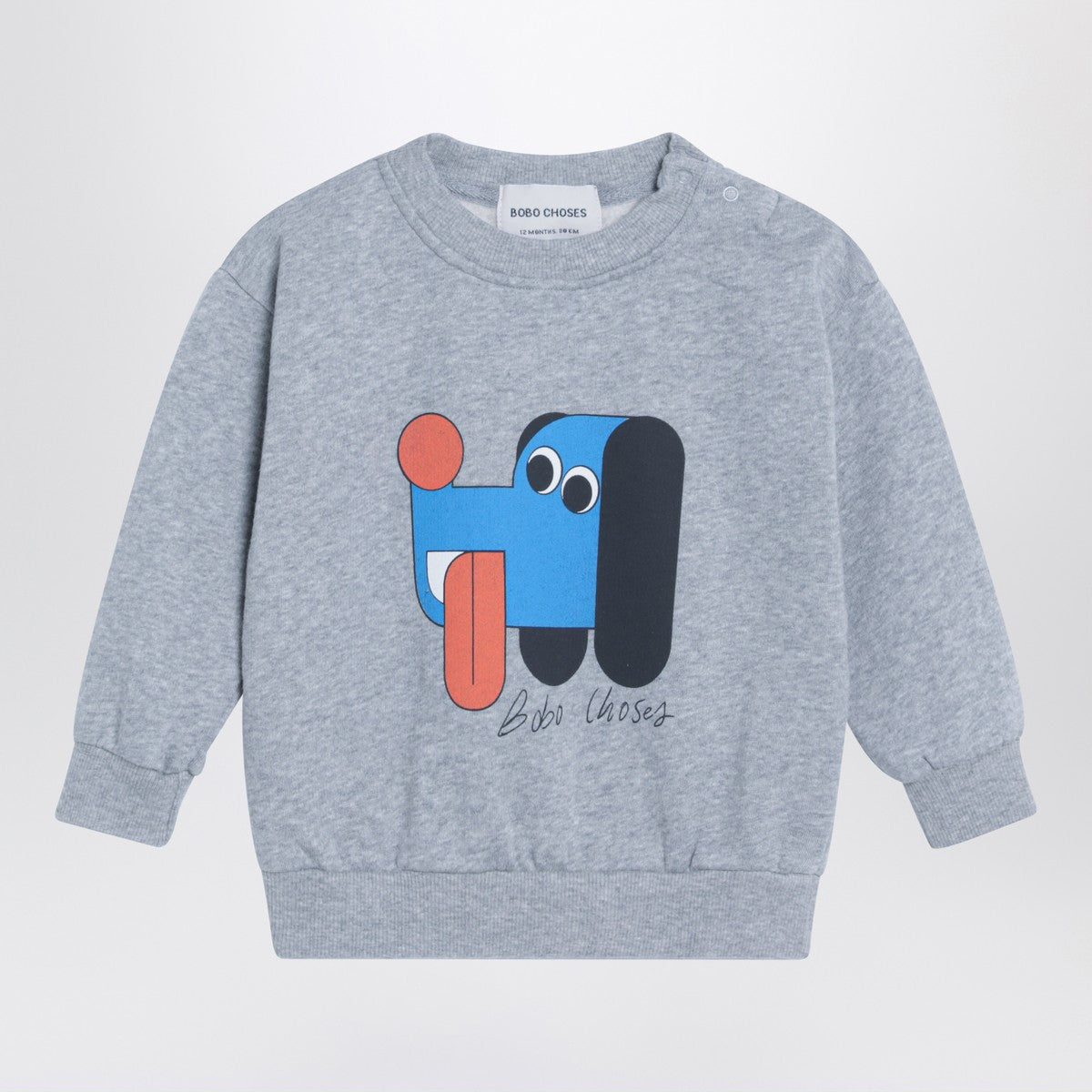 Bobo Choses Grey organic cotton sweatshirt