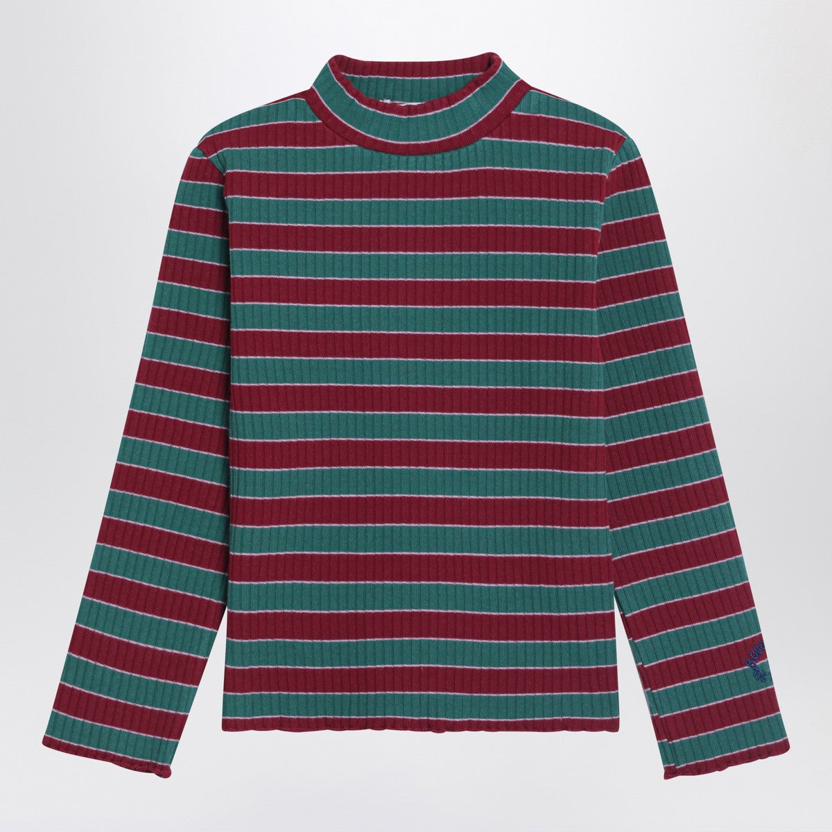 Bobo Choses Ribbed striped cotton sweater