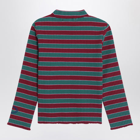 Bobo Choses Ribbed striped cotton sweater