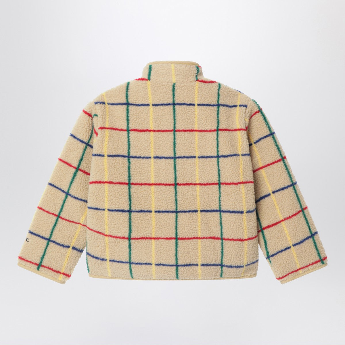 Bobo Choses Beige jacket in shearling-effect fabric