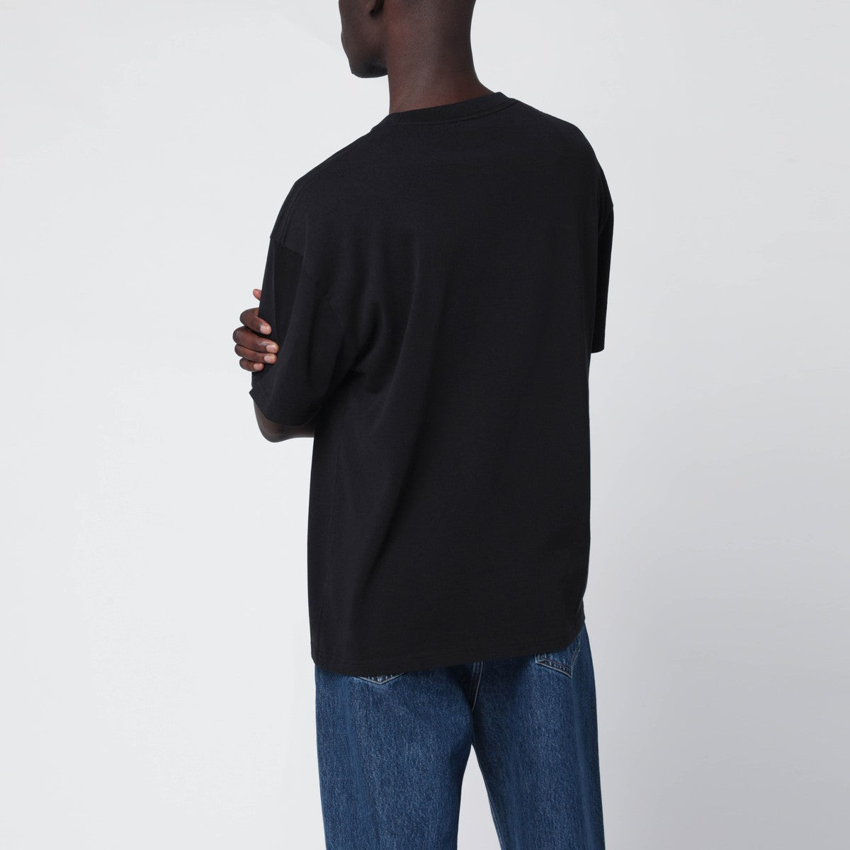 Brain Dead Black T-shirt with logo print