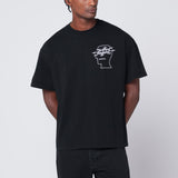 Brain Dead Faded black Alien Tractor T-shirt