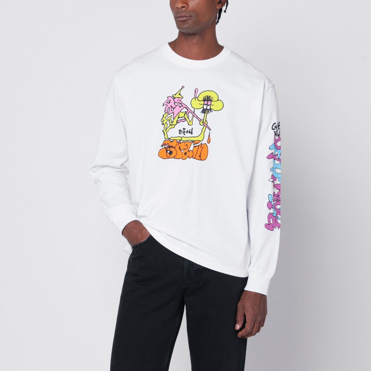 Brain Dead White cotton Packing Up shirt