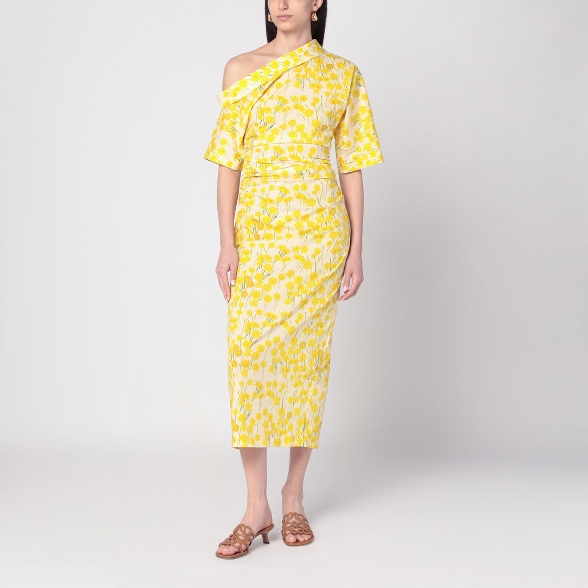 BERNADETTE Bowery dress with floral pattern