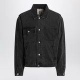 Basketcase Gallery Black washed denim jacket