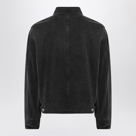 Basketcase Gallery Black washed denim jacket