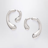 Panconesi P silver earrings
