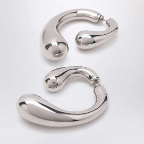 Panconesi P silver earrings