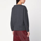 P.A.R.O.S.H. Anthracite wool blouse-shirt