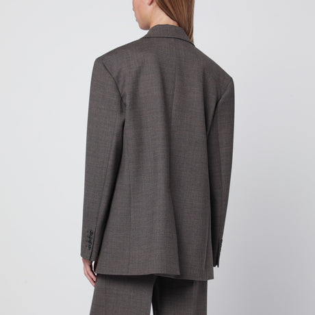 P.A.R.O.S.H. Chestnut-coloured wool blend jacket