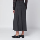 P.A.R.O.S.H. Grey wool wrap skirt