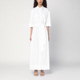 P.A.R.O.S.H. White shirt dress with belt