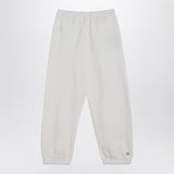 Douuod Ivory cotton-blend jogging trousers