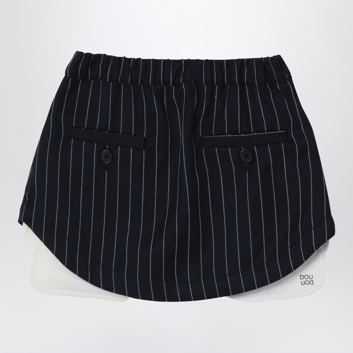 Douuod Navy blue pinstripe Grace skirt