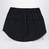 Douuod Navy blue pinstripe Grace skirt