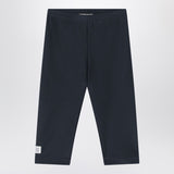 Douuod Black shiny nylon-blend leggings