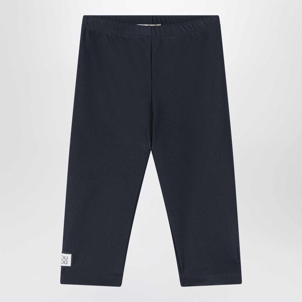 Douuod Black shiny nylon-blend leggings