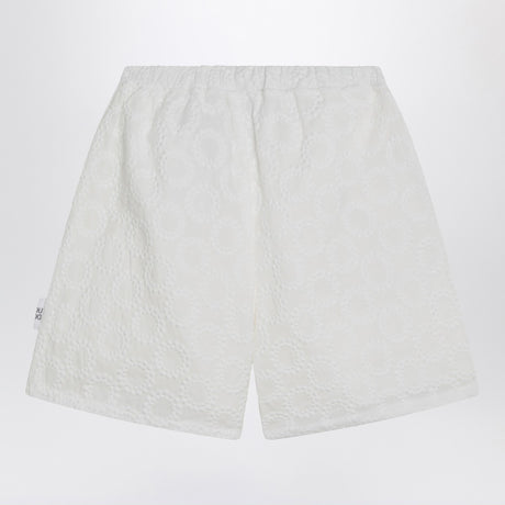 Douuod White cotton shorts