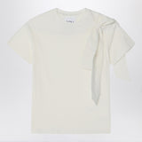 Douuod Ivory t-shirt with bow